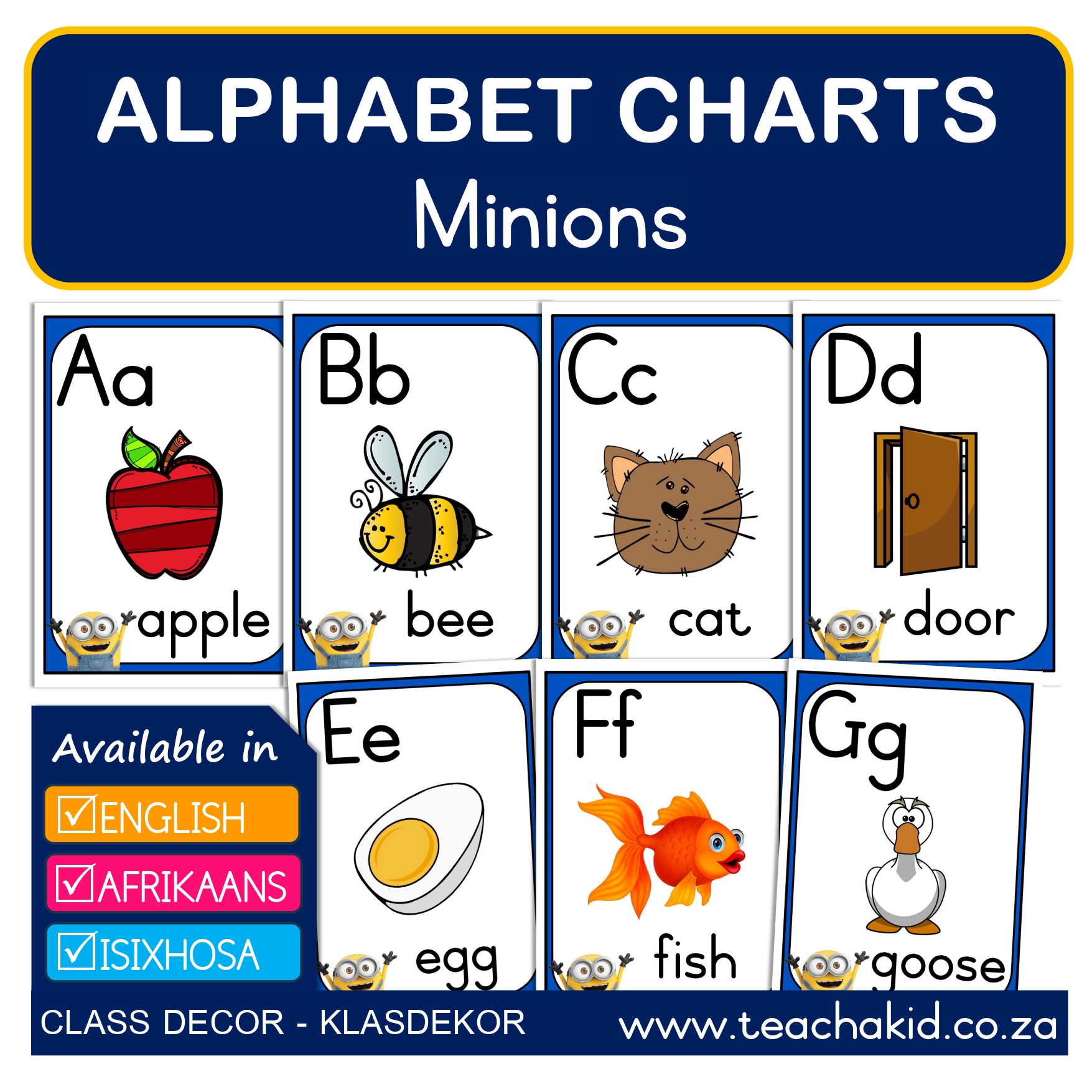 Alphabet Minions