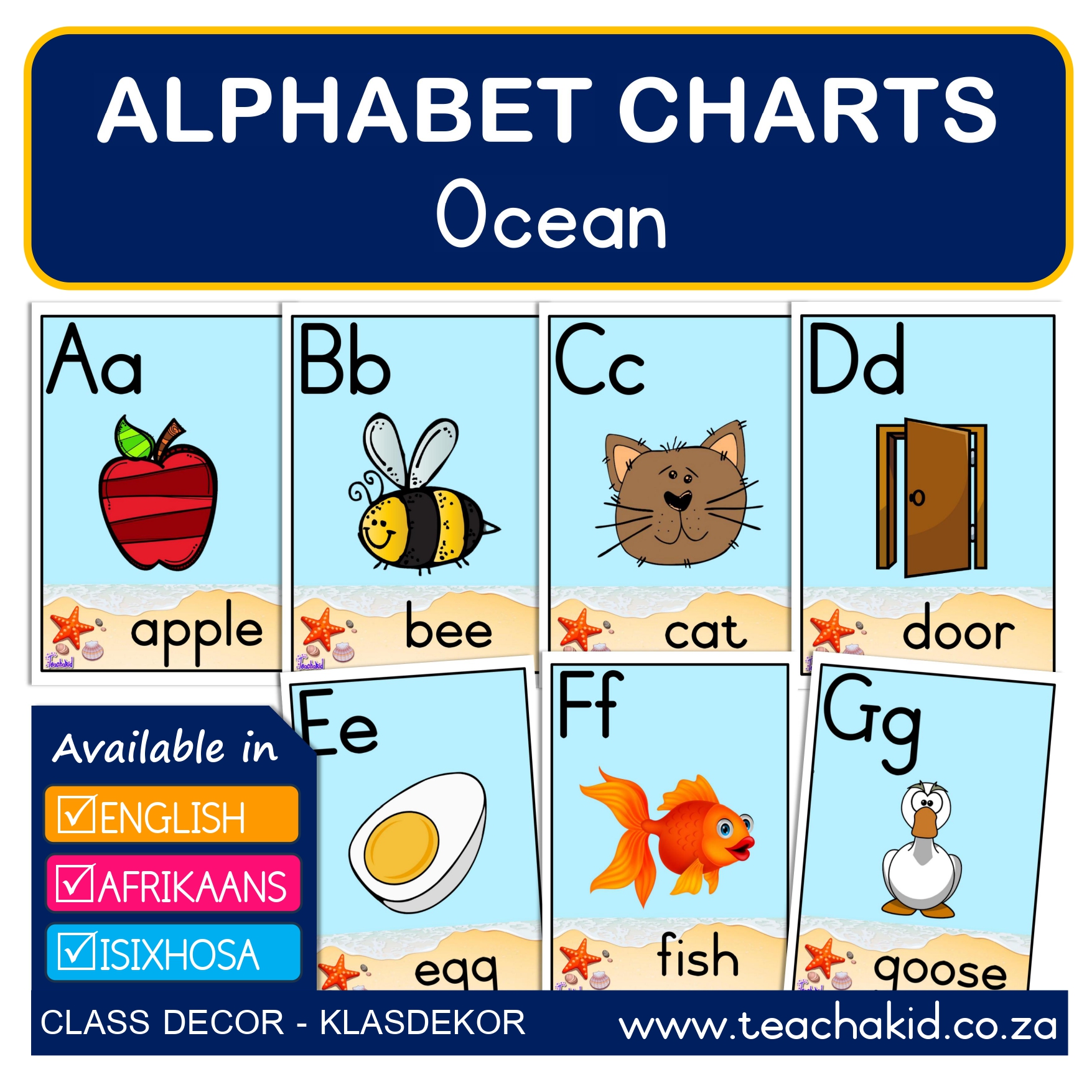 Alphabet Ocean-Oseaan