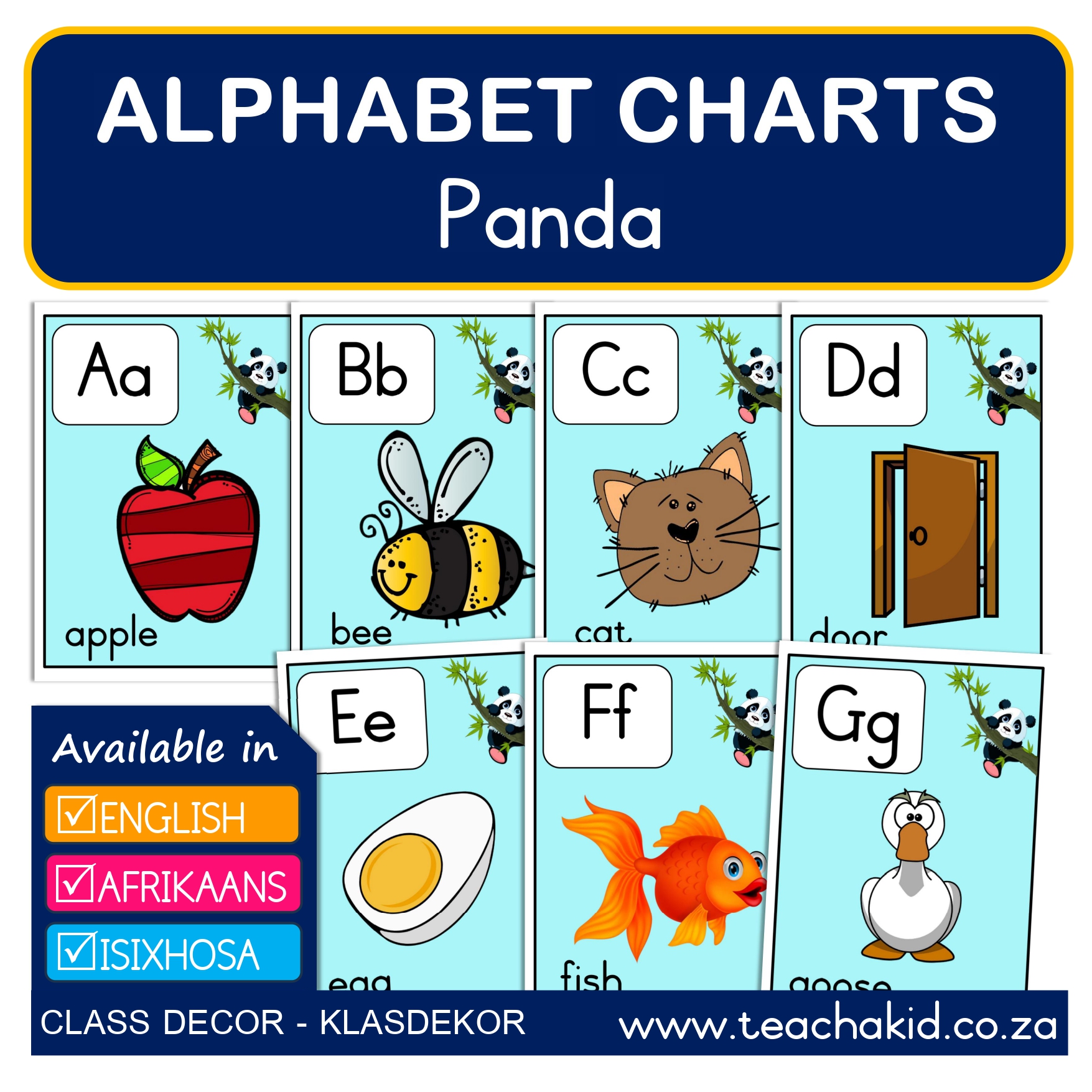 Alphabet Panda-Pandabeer