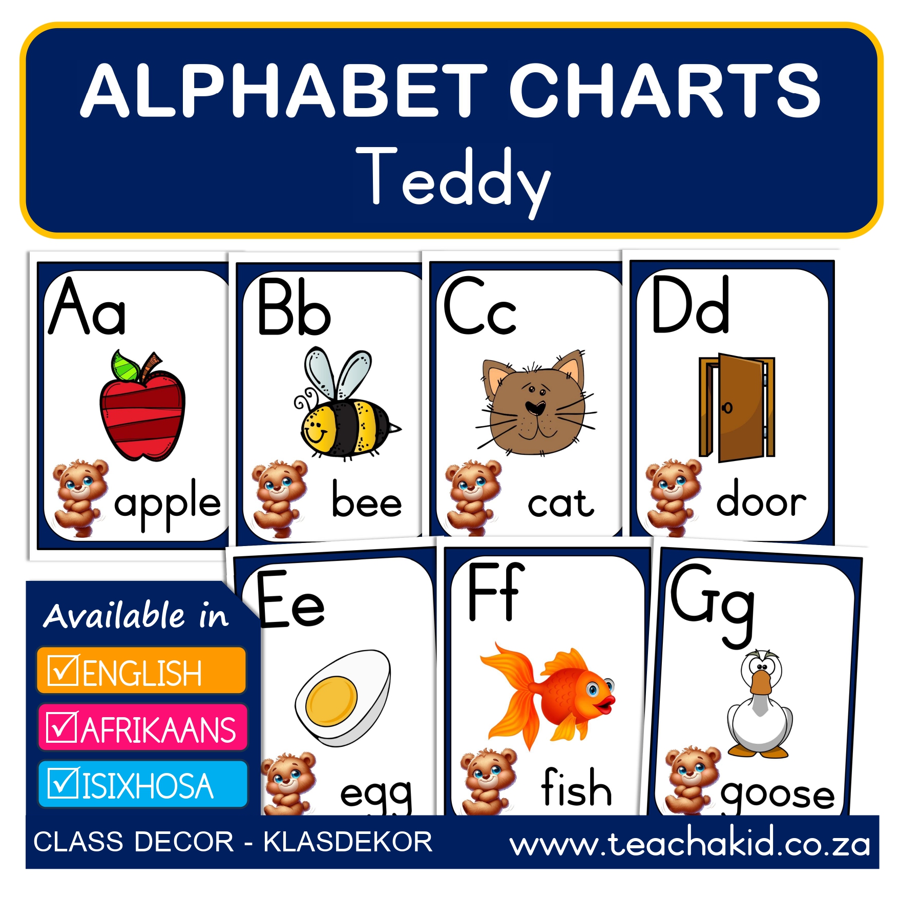 Alphabet Teddy-Teddie