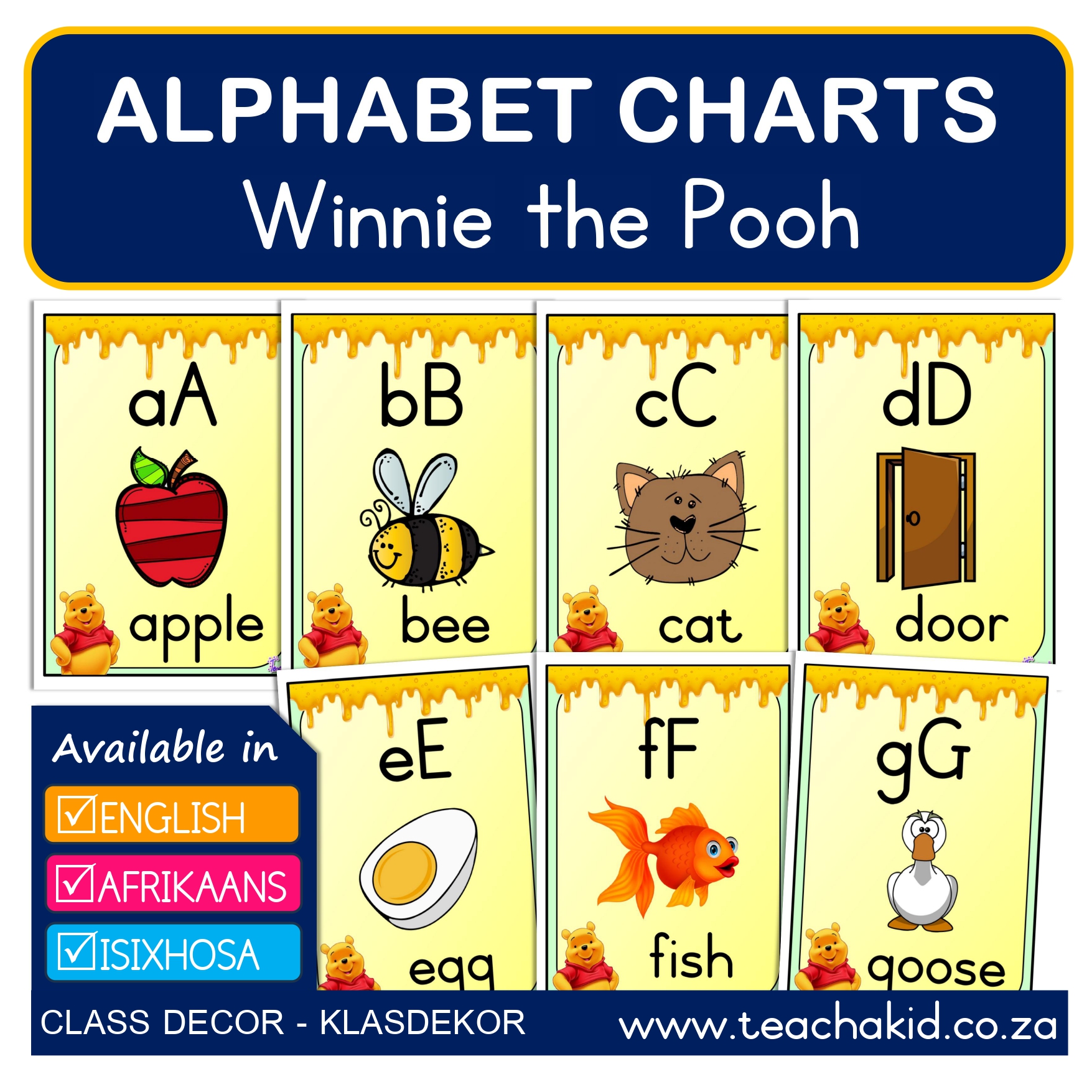 Alphabet Winnie the Pooh