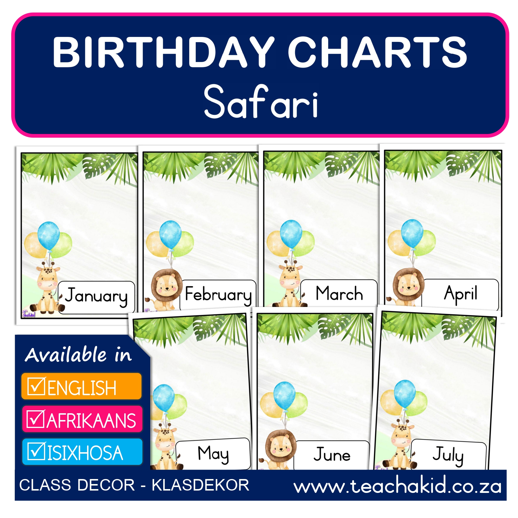 Birthdays Safari