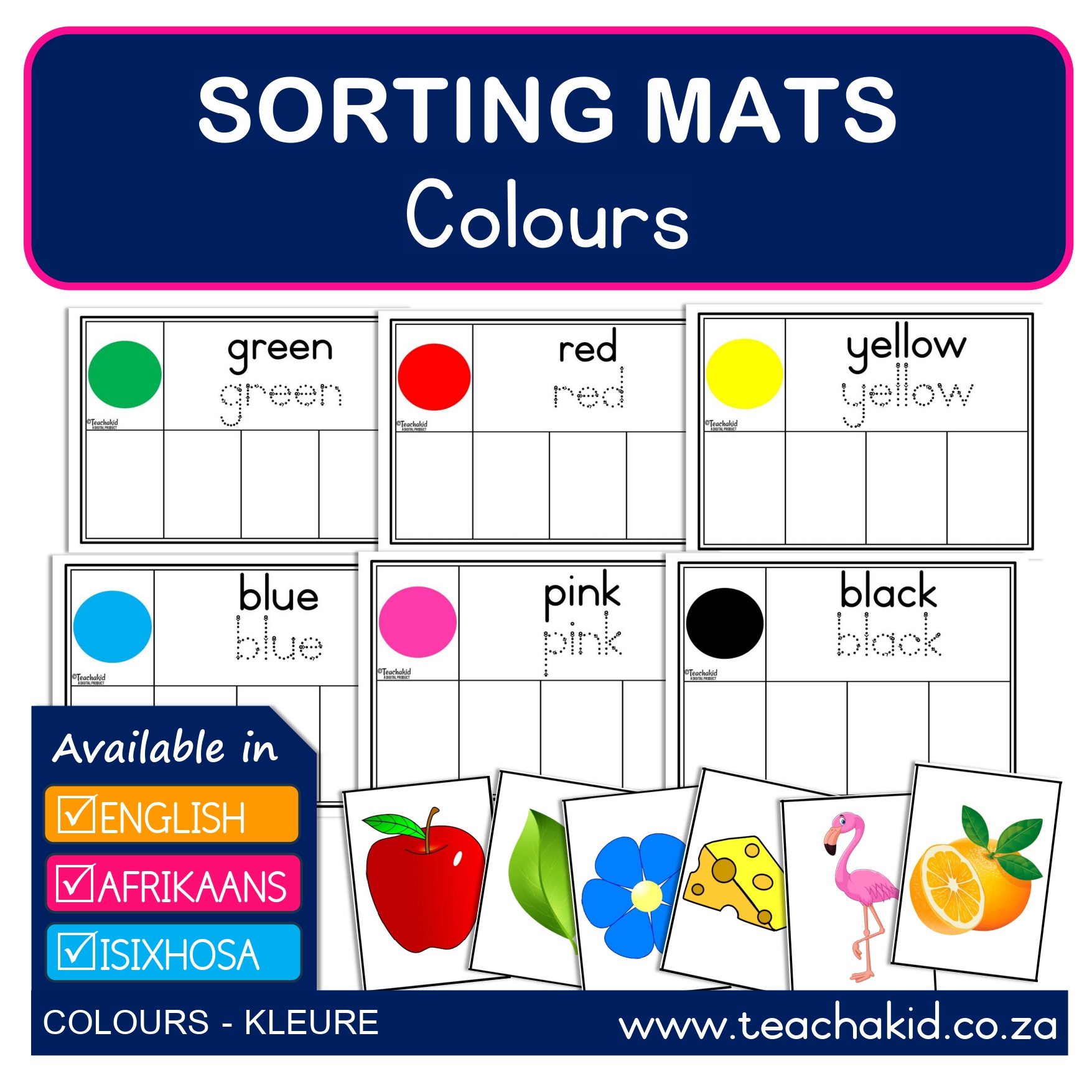 Sorting mats-Colours (digital)