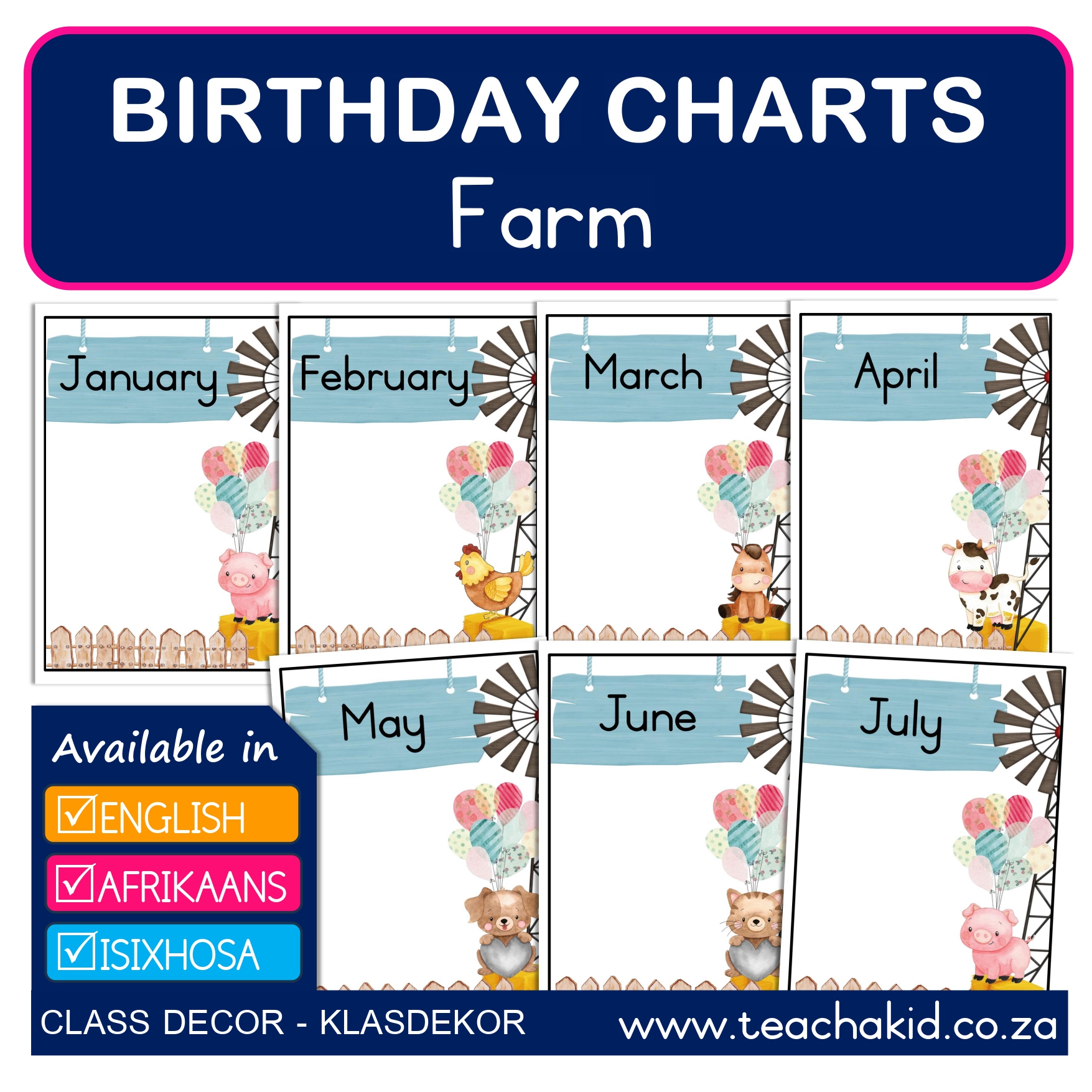 Birthdays Farm-Op die plaas