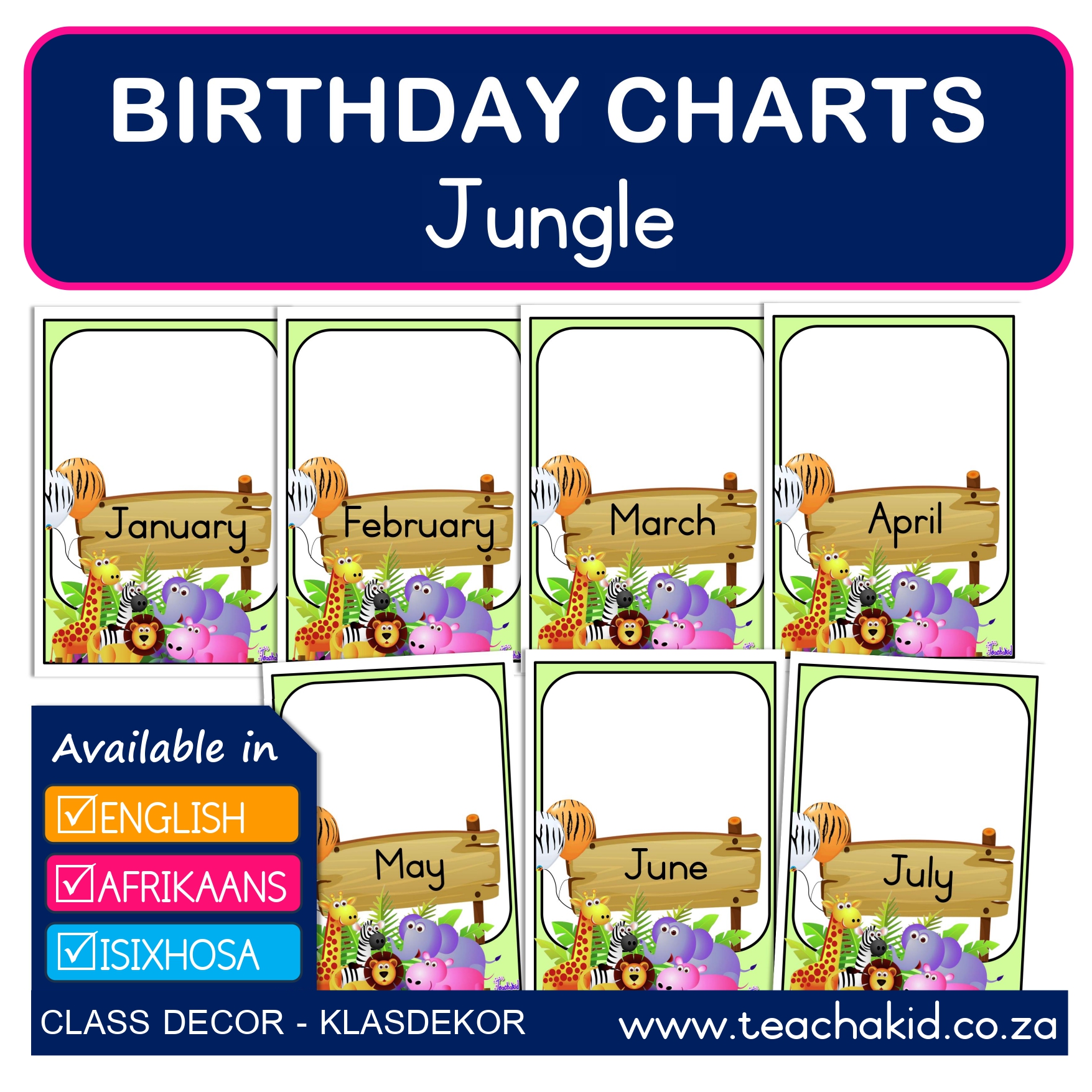 Birthdays Jungle-Oerwoud