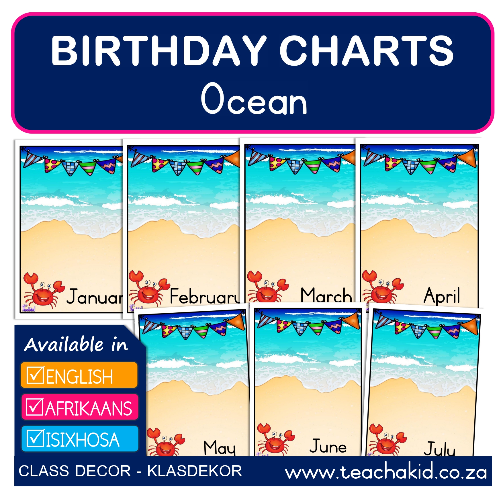 Birthdays Ocean-Oseaan