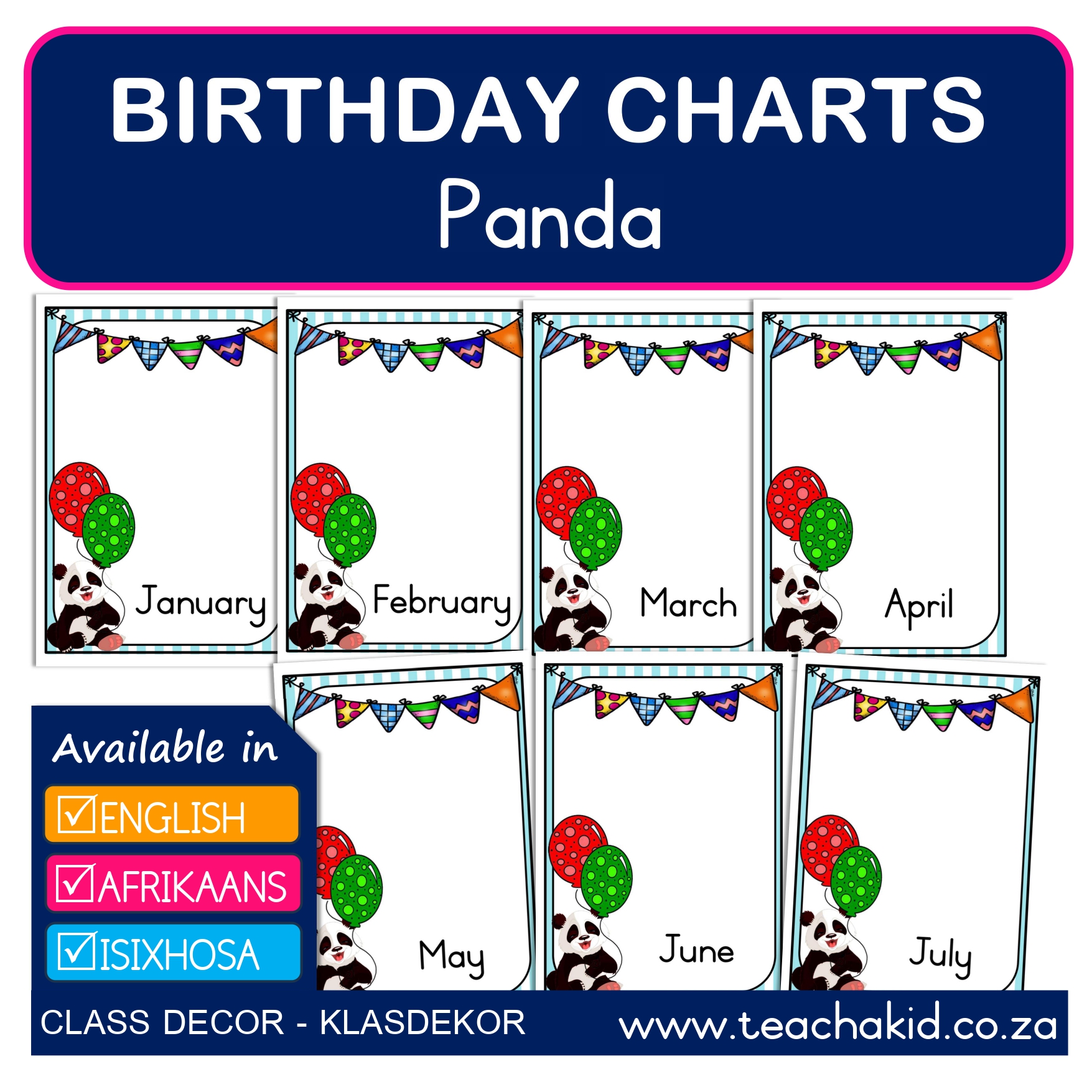 Birthdays Panda-Pandabeer