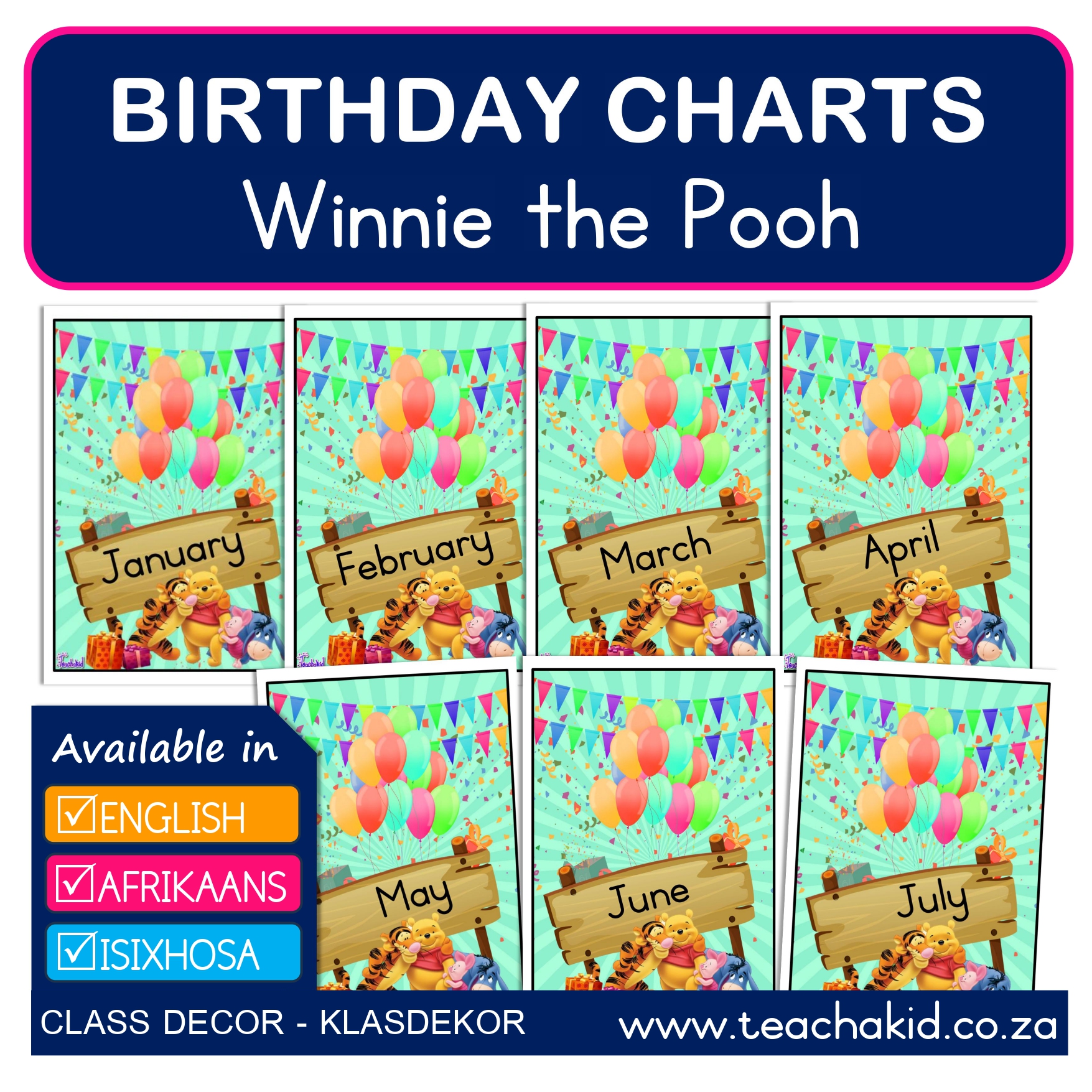 Birthdays Winnie the Pooh