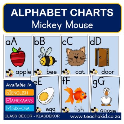Alphabet Mickey Mouse