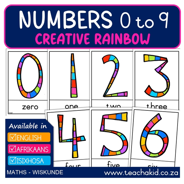 Rainbow numbers-nommers 0-9 (digital)
