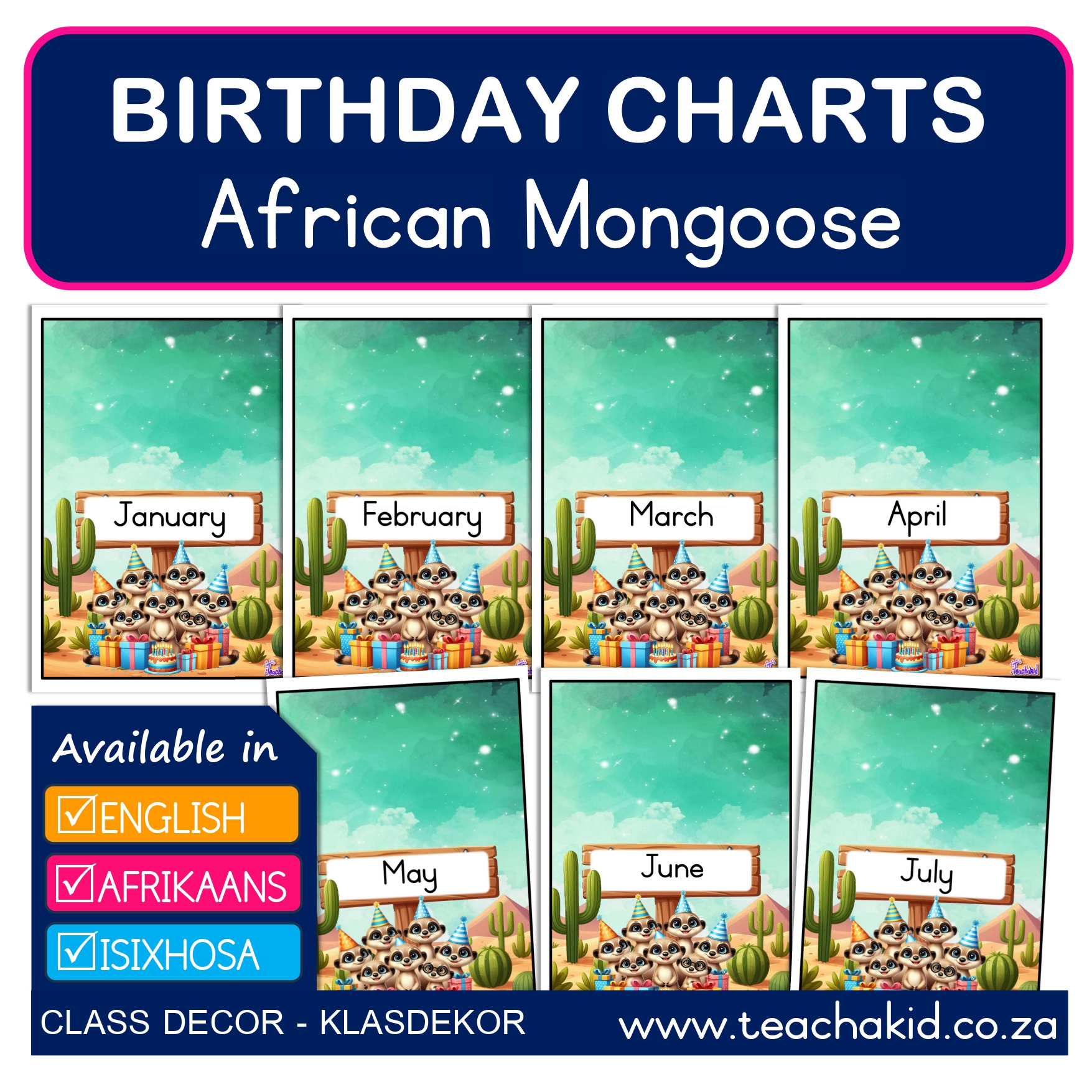 Birthdays African Mongoose-Meerkat