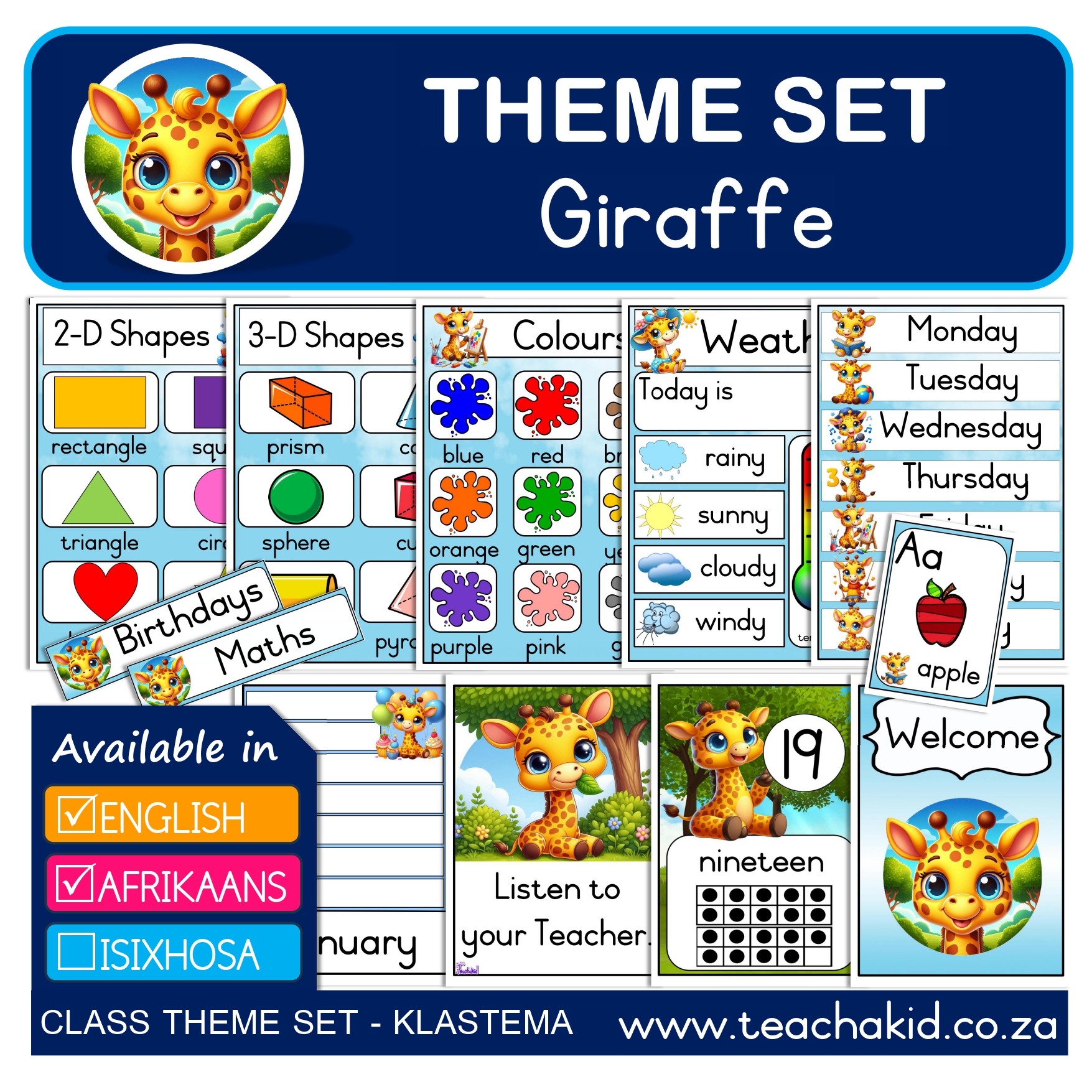 Giraffe – Kameelperd