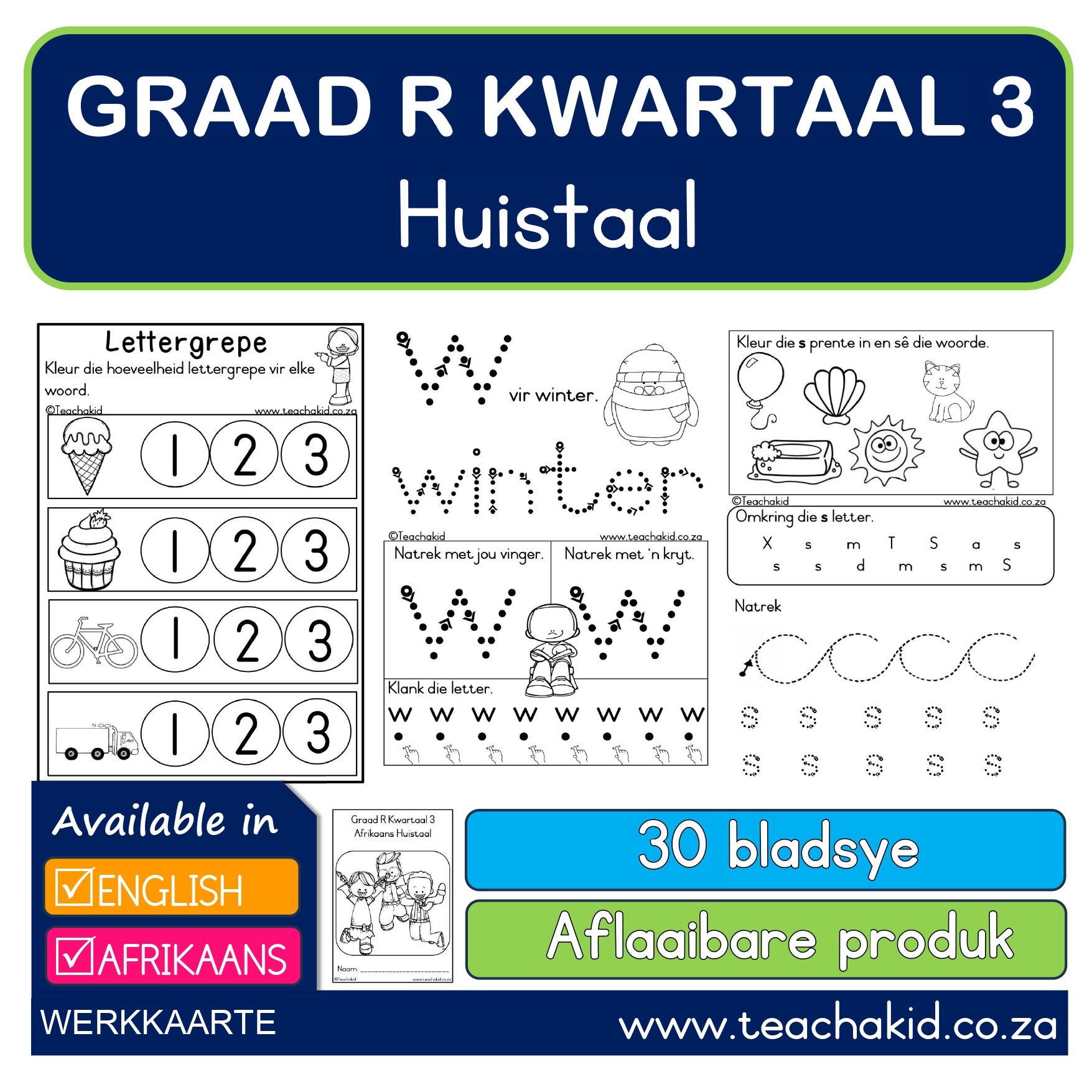 Grade R Term 3 Home Language-Huistaal (PDF)