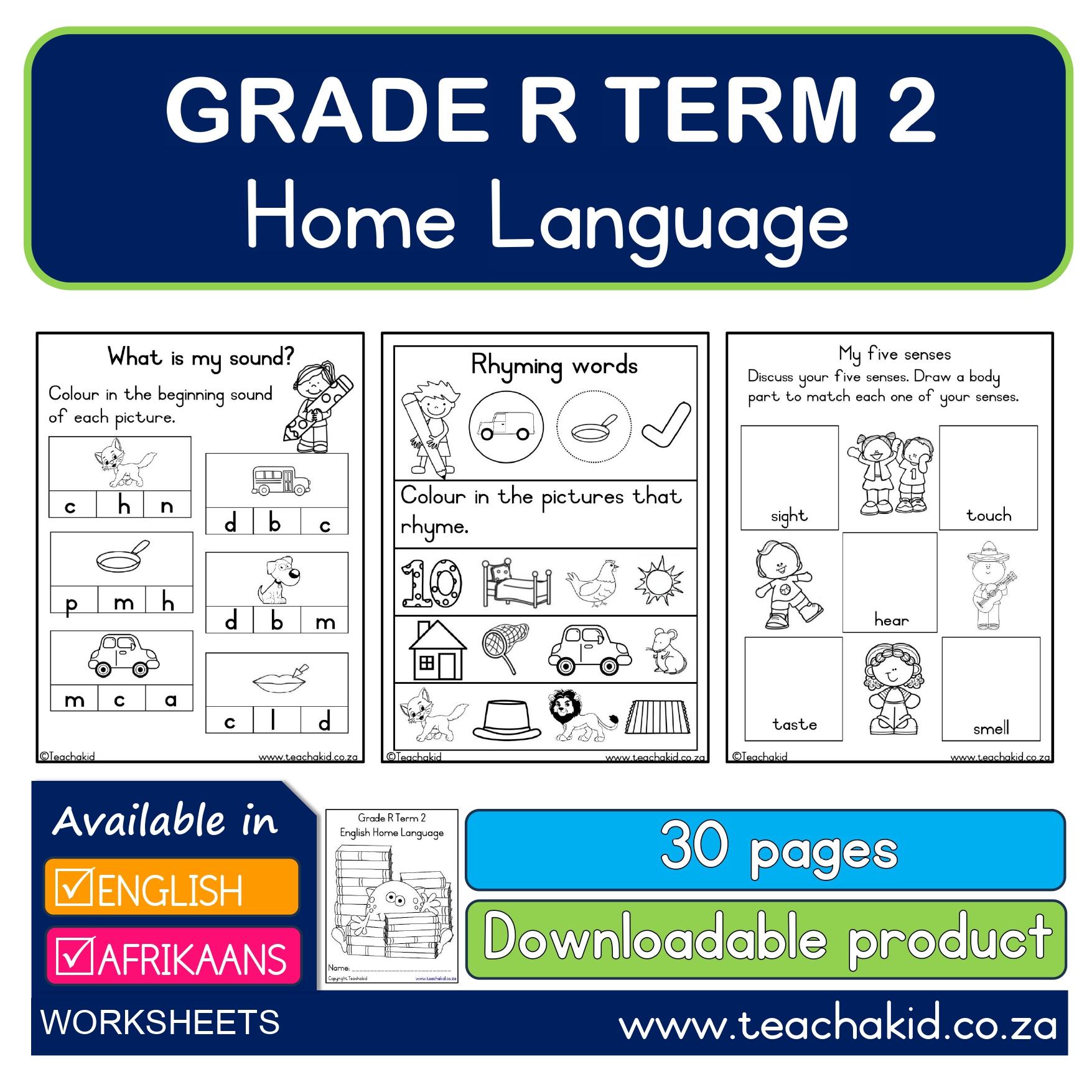 Grade R Term 2 Home Language-Huistaal (PDF)