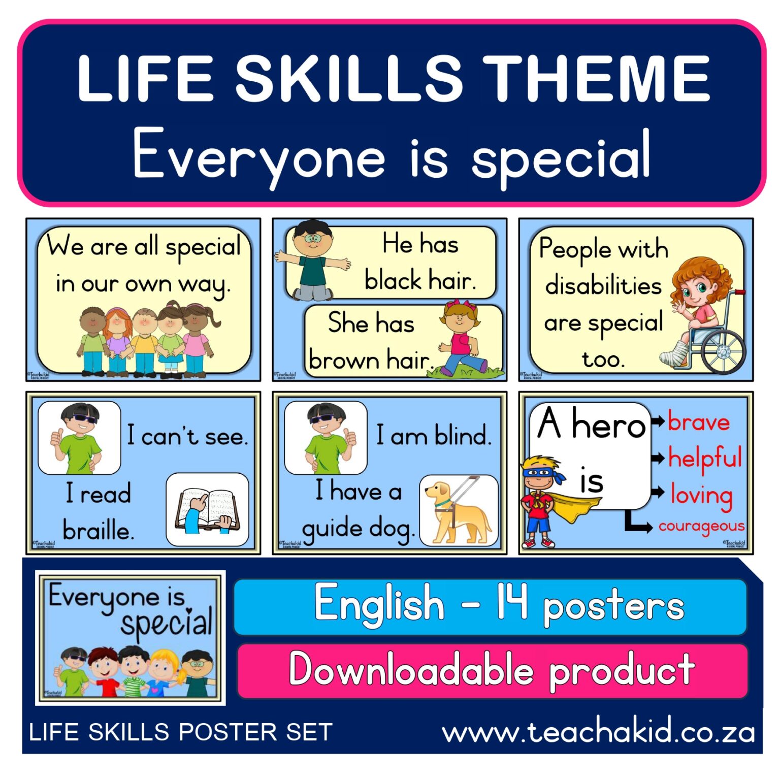 Everyone is special – Life Skills theme (PDF) - Teachakid
