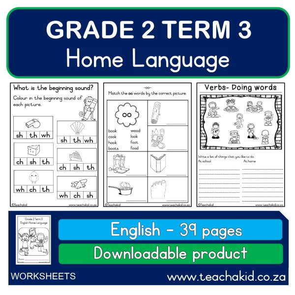 Grade 2 Term 3 English Home Language (PDF) - Teachakid